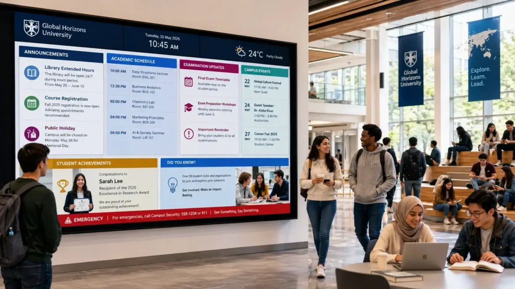 Digital Campus Information Displays
