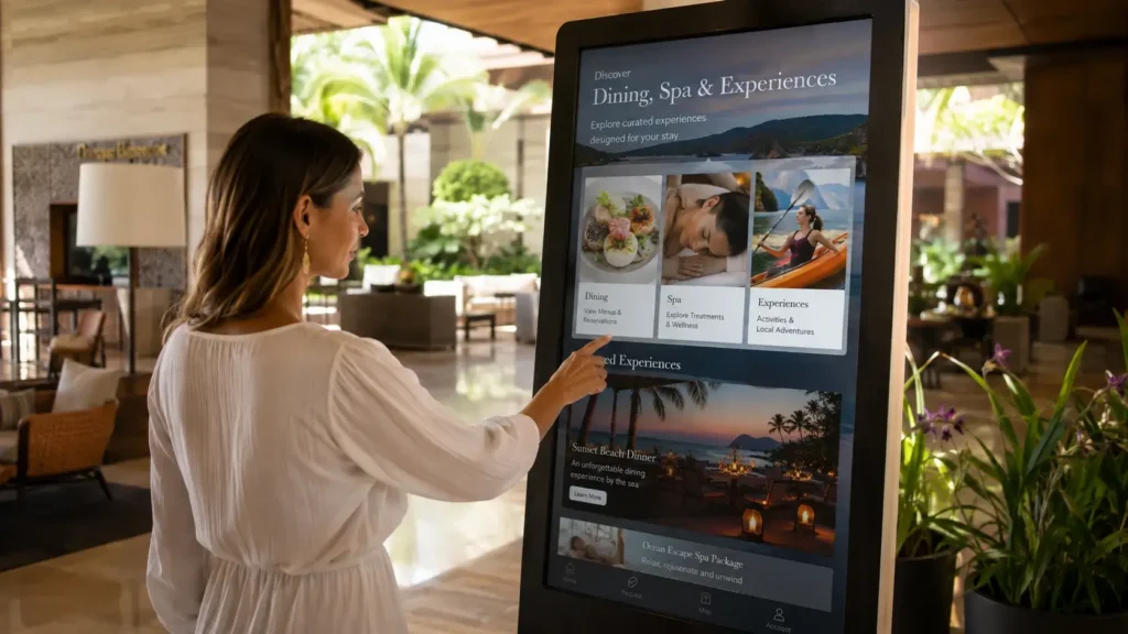 Digital Dining, Spa & Experience Discovery