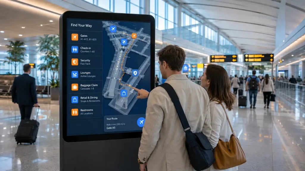 Interactive Airport Wayfinding