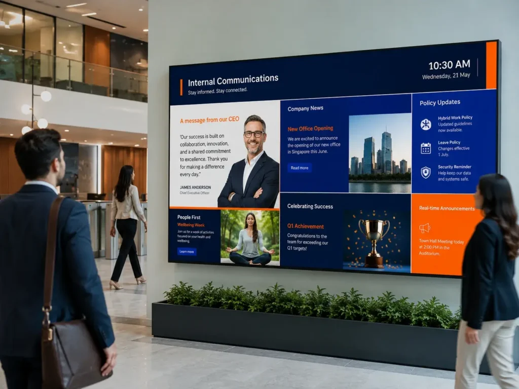 Internal Communications & Digital Noticeboards