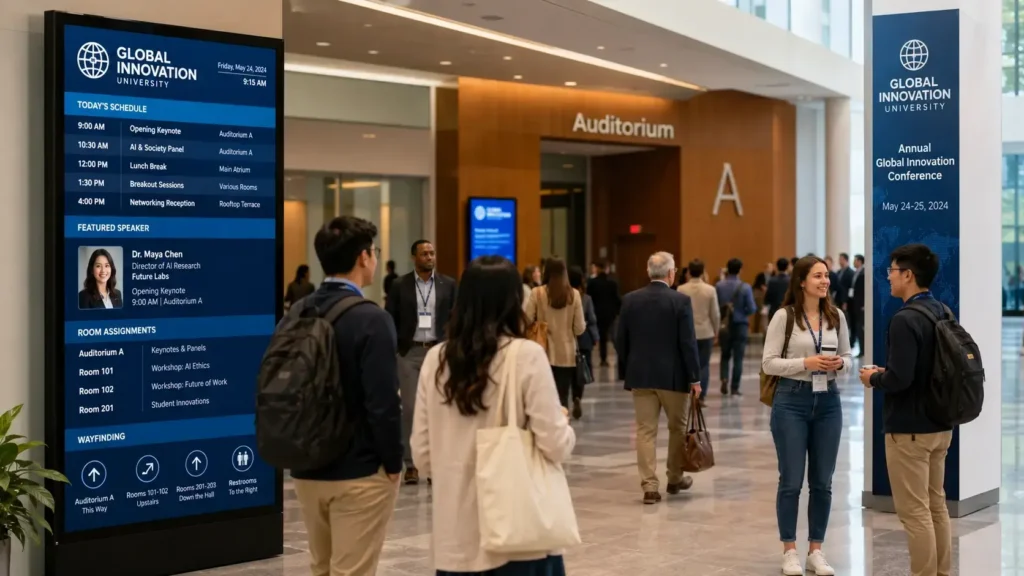 Live Event & Auditorium Signage
