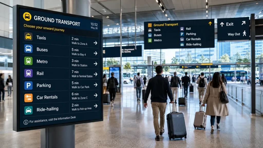 Live Transport & Ground Connectivity Displays