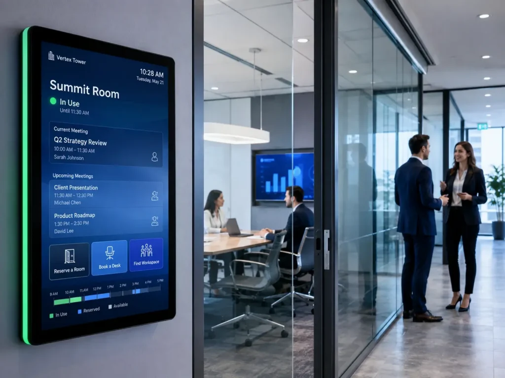 Meeting Room Signage & Workspace Booking