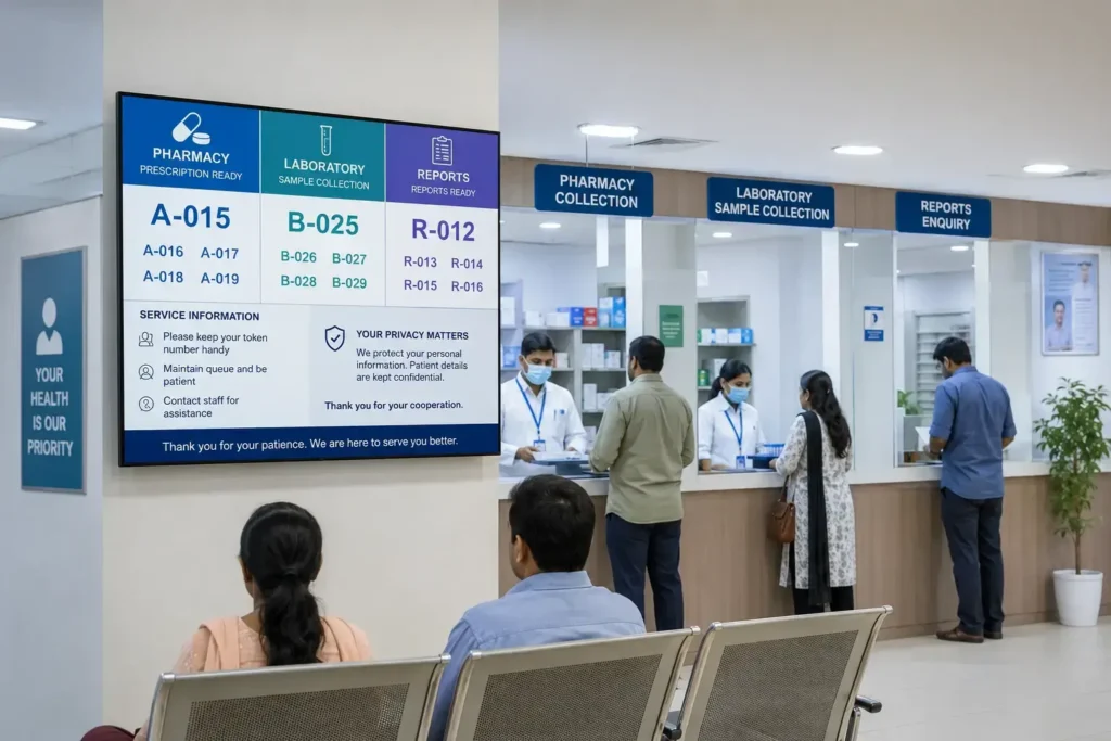 Pharmacy, Laboratory & Report Status Displays