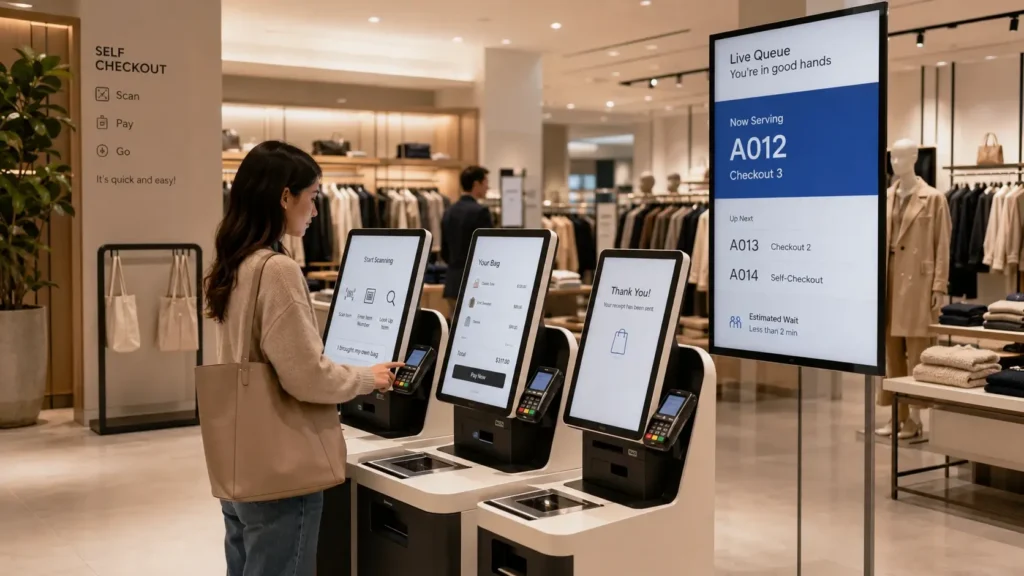 Queue, Checkout & Self-Service Experiences