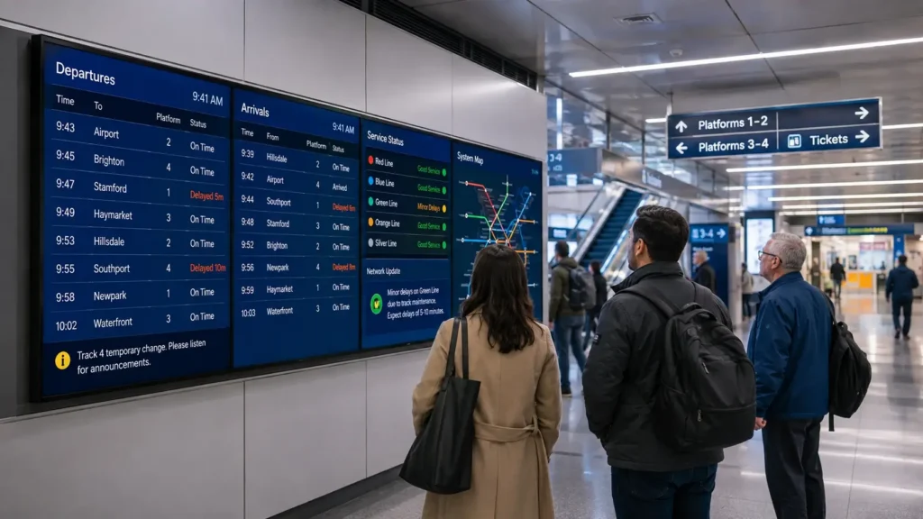 Real-Time Passenger Information Displays