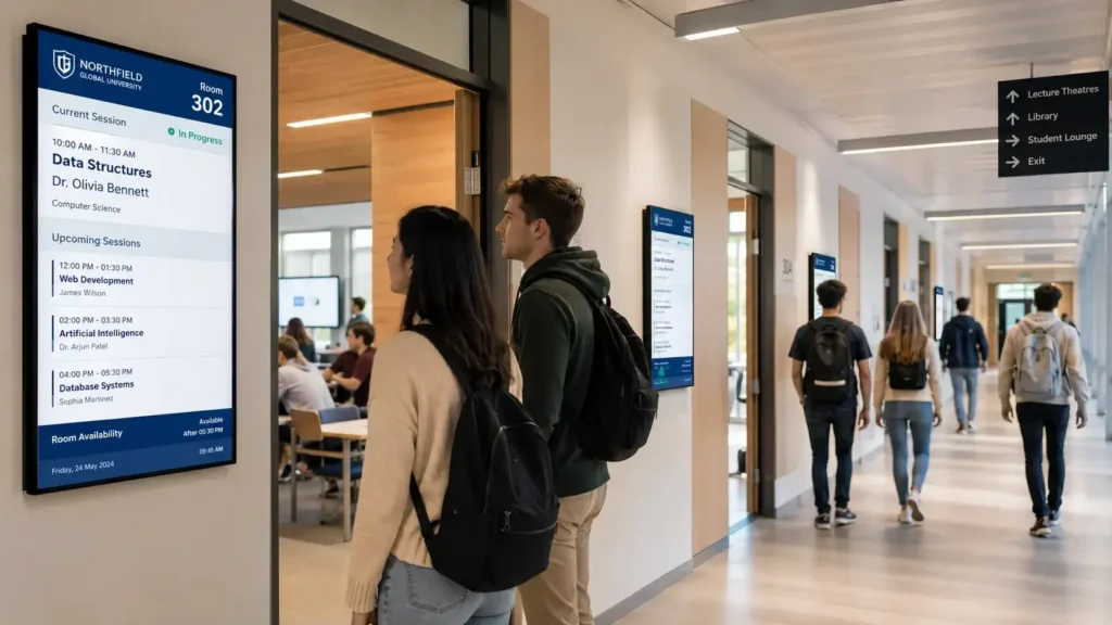 Smart Classroom Information Displays