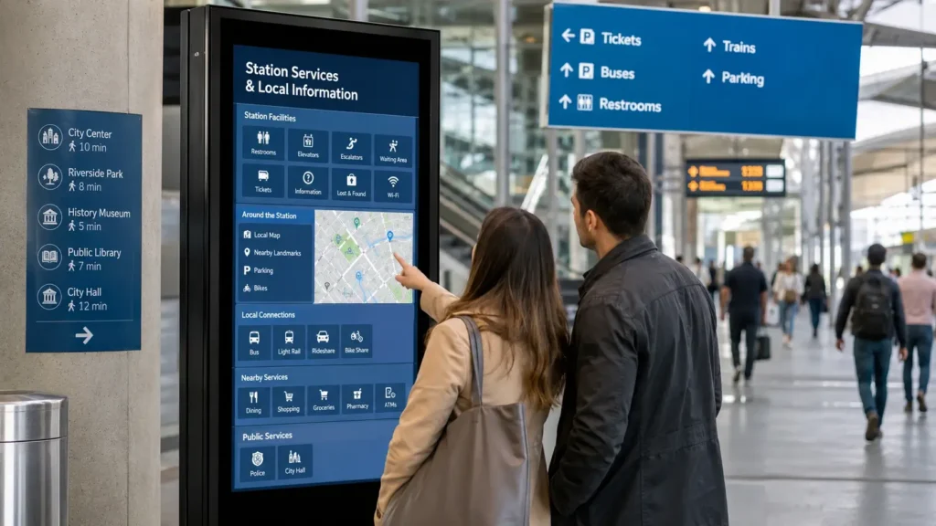 Station Services & Local Information
