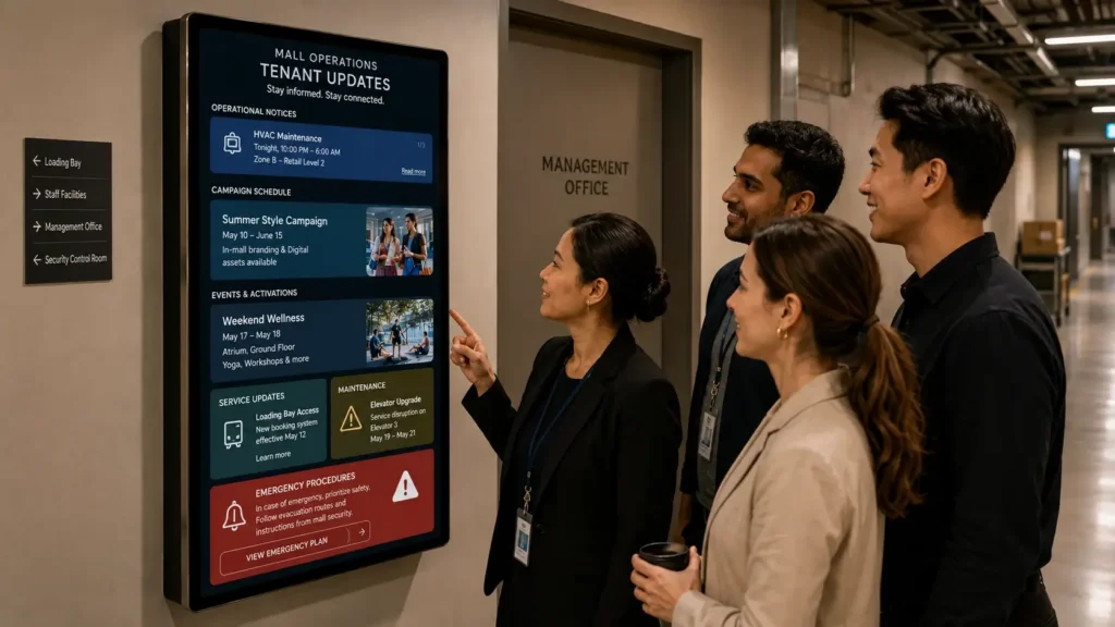 Tenant Communication & Digital Noticeboards